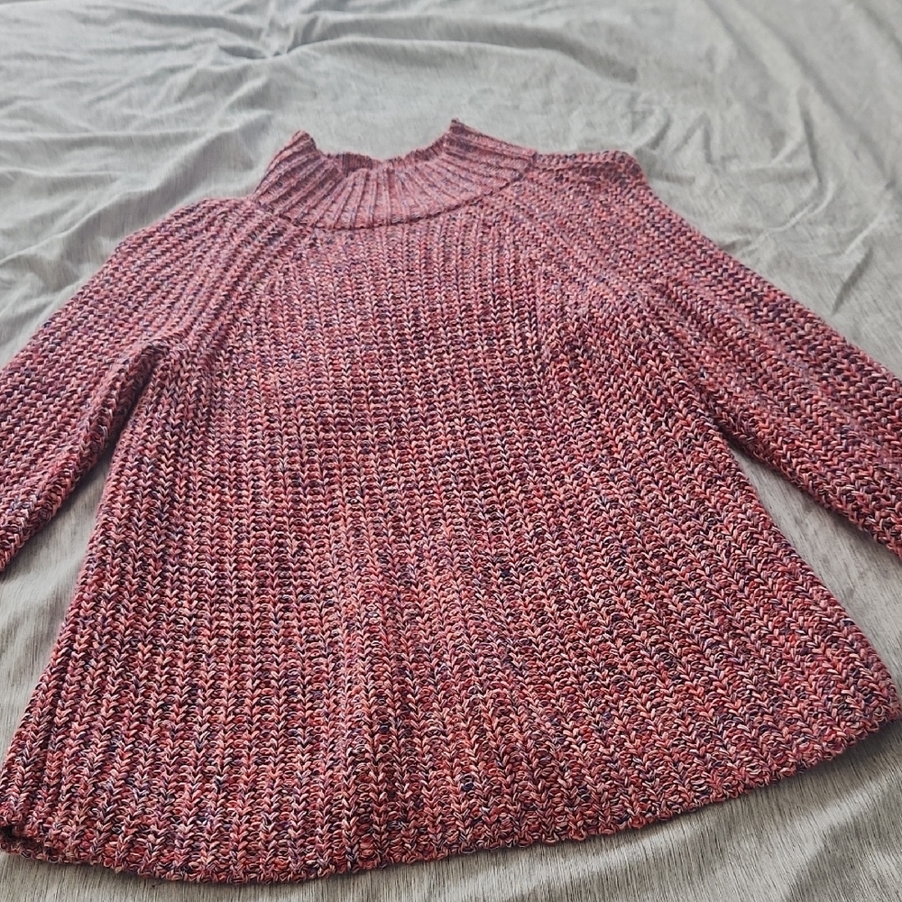 GAP Women's Burgundy Cowl Neck Sweater